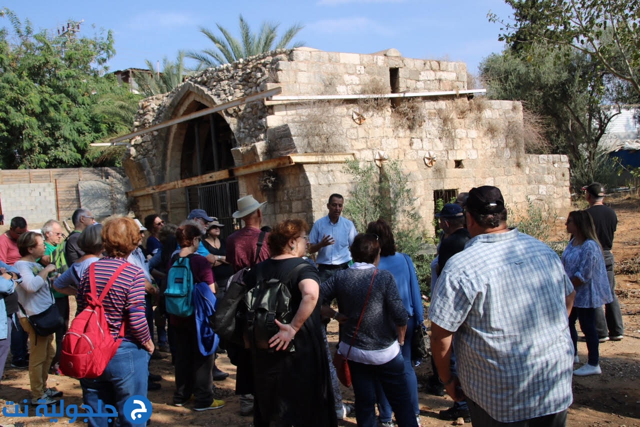 مجموعة سياحية من الوسط اليهودي تقوم برحلة الى جلجولية 
